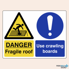 Danger Fragile Roof / Use