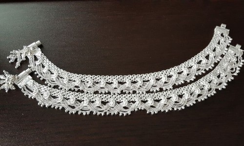 Hallmarked 999 silver - 999, anklet