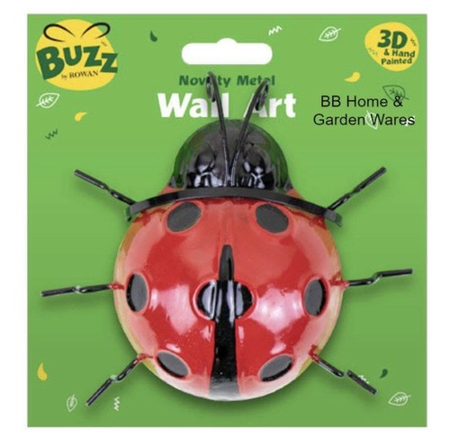 Ladybird metal wall - metal,