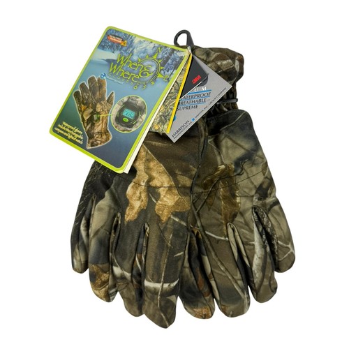 Nwt when where camo - &, gloves