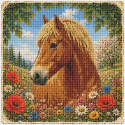 Suffolk punch horse - suffolk,