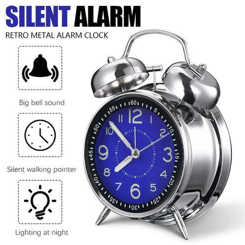 Silent bedside alarm - bedside,