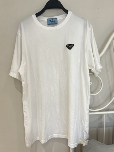 Prada men white cotton - men's,