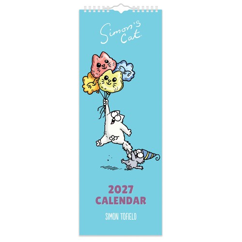 Simon cat 2027 slim - 2027, calendar