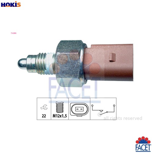 Switch reverse light 6266 - reverse, 7.6266