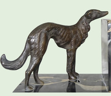 PAIR ART DECO French BRONZE