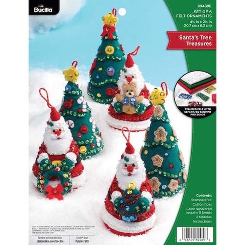 Bucilla felt ornaments - bucilla,