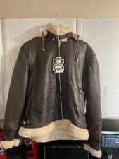 Real leather pilot flying