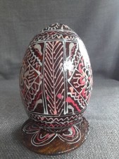 Large hand painted wooden