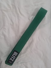 BLITZ KARATE PLAIN MARTIAL ARTS BELT COTTON VARIOUS COLOURS SIZES