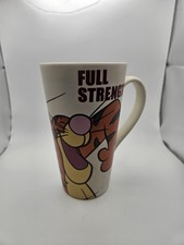 The Disney Store Tigger  (Winnie the Pooh) Tall Latte Mug Full Strength
