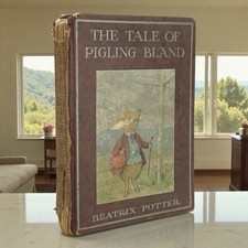 Potter Beatrix Pigling Bland, Rare, FIRST EDITION, 1ST PRINT, The Tale Of Book