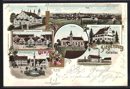 Lithograph siegenburg - siegenburg, /