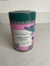 Fortnum & Mason Christmas Blend Coffee Tin Empty Pink Decorative Collectable