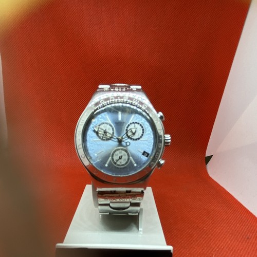 Swatch irony ycs403g blue - swatch, dial