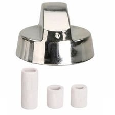 Silver Oven Hob Knob Gas