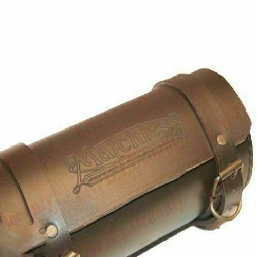 Tool bag roll - brown, leather