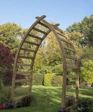 Wooden Garden Arch Forest