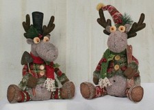 75031 12" Holly Plaid Moose