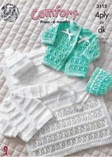 Pram Sets Baby Knitting