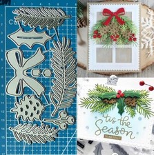 Metal cutting dies holly - dies, leaf