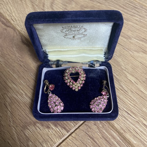 Vintage jewellery earring and - vintage,