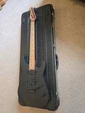 HARLEY BENTON Fusion III EMG Guitar Black Satin + Hard Case. READ DESCRIPTION.