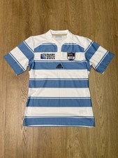 Men’s Adidas Argentina 2011 Rugby World Cup Home Shirt Size S