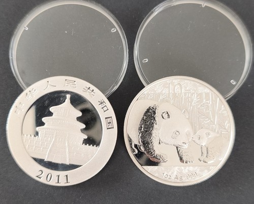 China 2011 panda - silver, 1