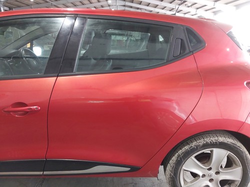 Rear passenger door left red - rear,