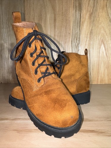 Divided brown suede - h&m,