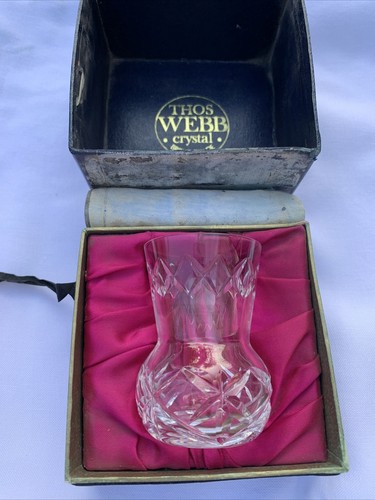 Thomas webb posy vase crystal - webb,
