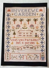 Cobweb Designs Inverewe Garden Scotland Sampler Cross Stitch Kit