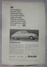 1967 SAAB 96 V4 Original advert No.1