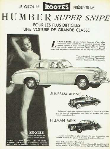 Advertising 0721 1953 rootes - 0721,