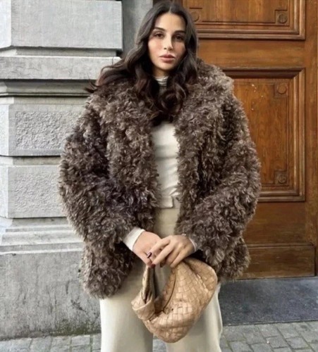 Zara collection faux fur - zw,