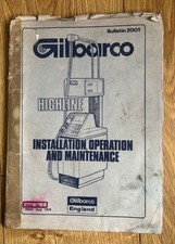Vintage Gilbarco Highline Petrol Pump Service Manual Book  Automobilia 1976 no 2
