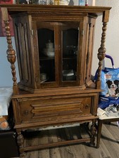 Antique Wood Glass China