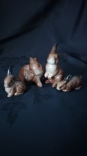 Vintage Beswick Bunny Family 4