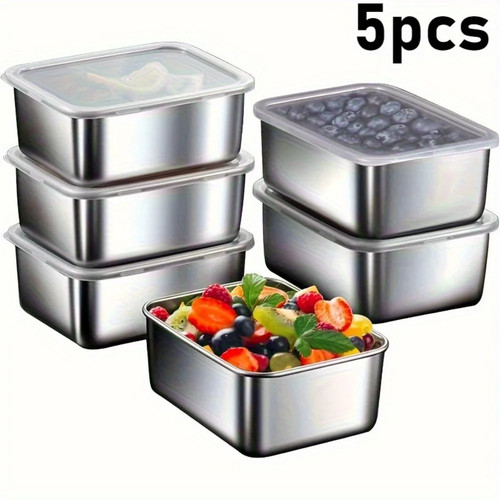 5pc stainless steel - steel, food