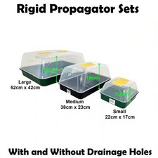 Vented propagator seed - propagator, tray