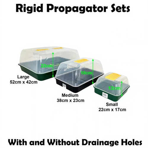 Vented propagator seed tray - vented,