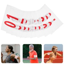  10 Sheets Race Bibs Training Number Holders Running Competitor Numbers