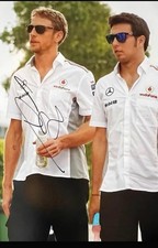 A Signed A3 Picture Jenson