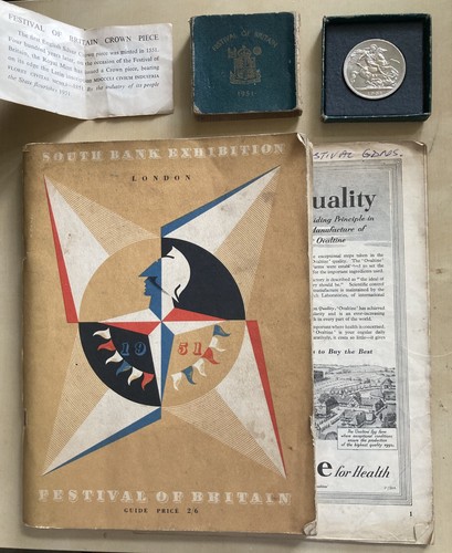 Festival britain 1951 coin - festival,