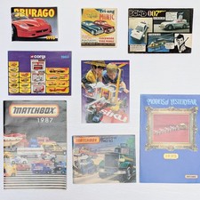 1950s-1990s Diecast Model Catalogues Corgi Dinky Matchbox, Triang, Burago, Siku