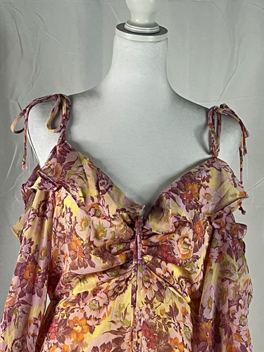 Rewind yellow purple floral - yellow,
