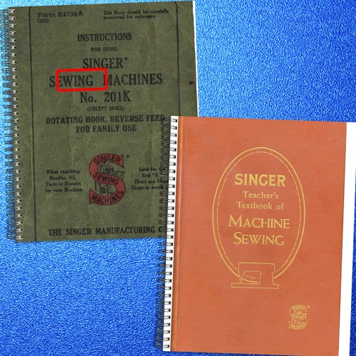 Singer 201k operators - manual, &