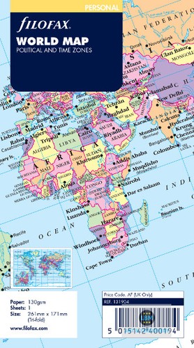 Filofax personal size world - filofax,