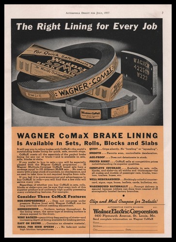 1937 wagner electric - wagner,